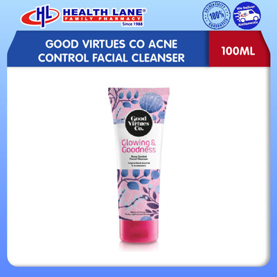GOOD VIRTUES CO JERAWAT CONTROL FACIAL PENCUCI (100ML)
